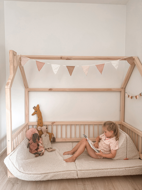 Minitude Nordic MASON Junior-/Montessori-seng 70x160, Træ