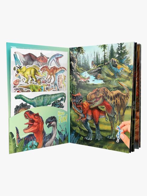 Dino World Kreabog med Skumklistermærker