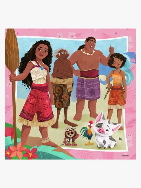 Ravensburger Disney Vaiana 2 Puslespil 3x49 Brikker