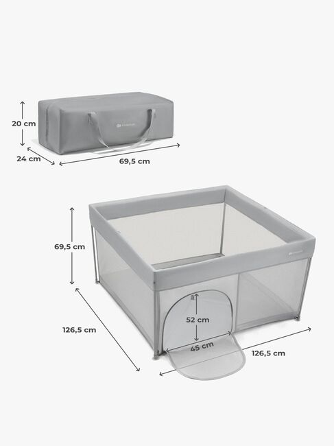 Kinderkraft ZIKI Kravlegård, Grey