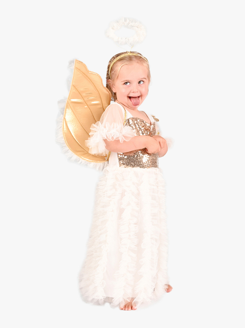 Den Goda Fen Englekjole med Tilbehør