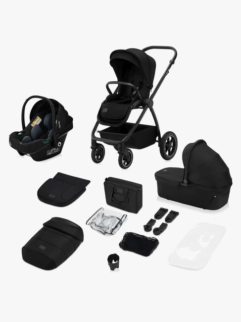 Lionelo Meril 3-in-1 Kombivogn, Black Onyx
