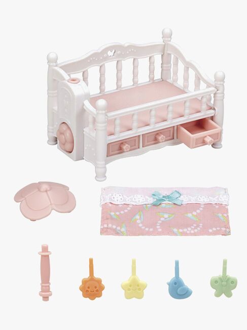 Sylvanian Families Legesæt Tremmeseng med Uro