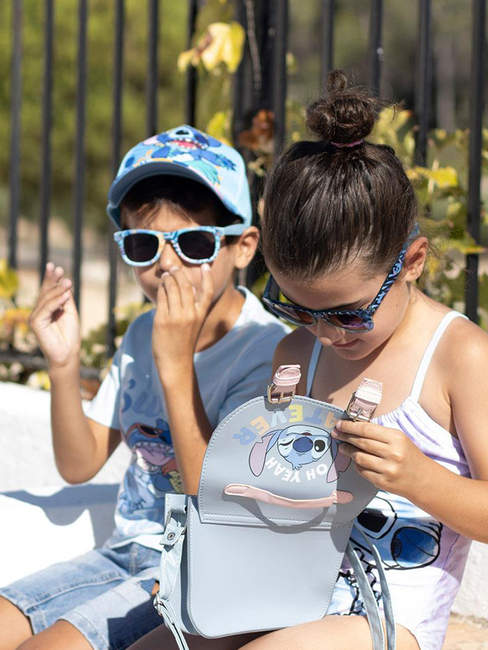 Disney Stitch Satchel Skuldertaske, Lyseblå