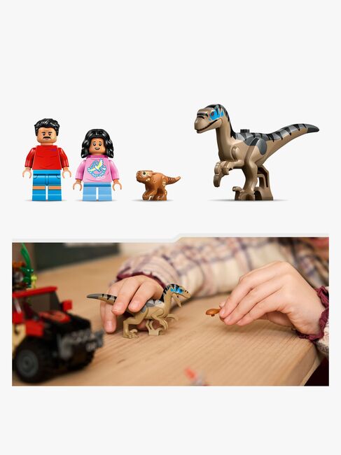 LEGO Jurassic World 76972 Offroad-flugt fra raptor