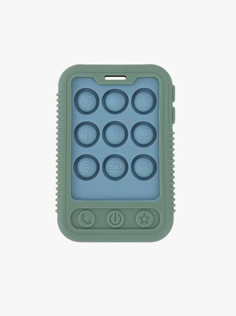 Nuby Phone Popper Bidelegetøj, Grøn/Blå