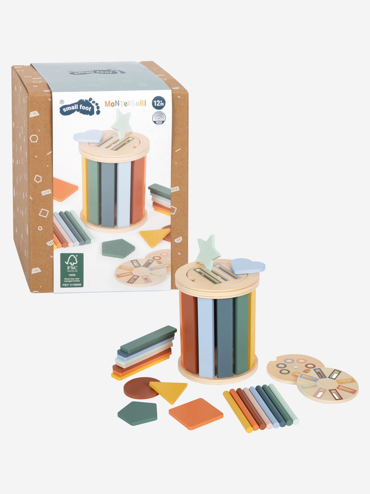 Small Foot Montessori Sorteringsspil med Tromme