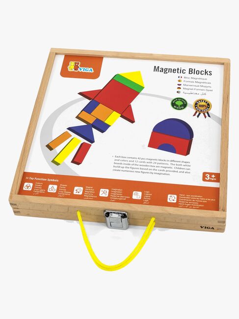 VIGA Magnetiske Klodser 42 Stk.