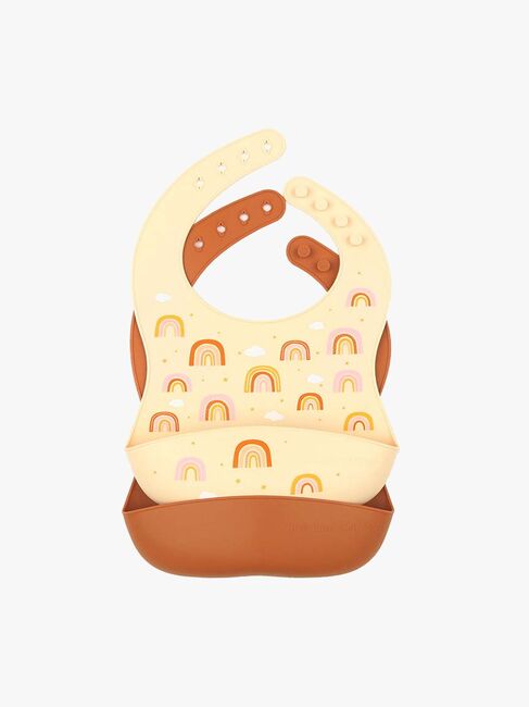 A Little Lovely Company Silikonehagesmæk 2-pak, Skovens Venner