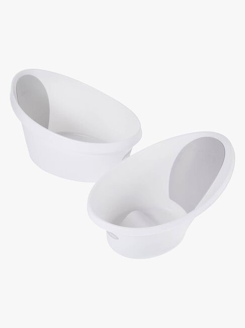 Shnuggle Badekar Kids, White/Grey