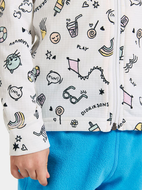 Didriksons Jadis Trøje med Lynlås, Doodle Multi