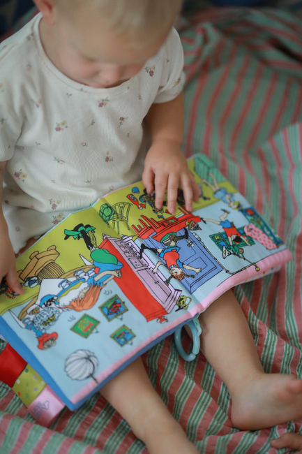 Pippi Langstrømpe Villa Villekulla Stofbog