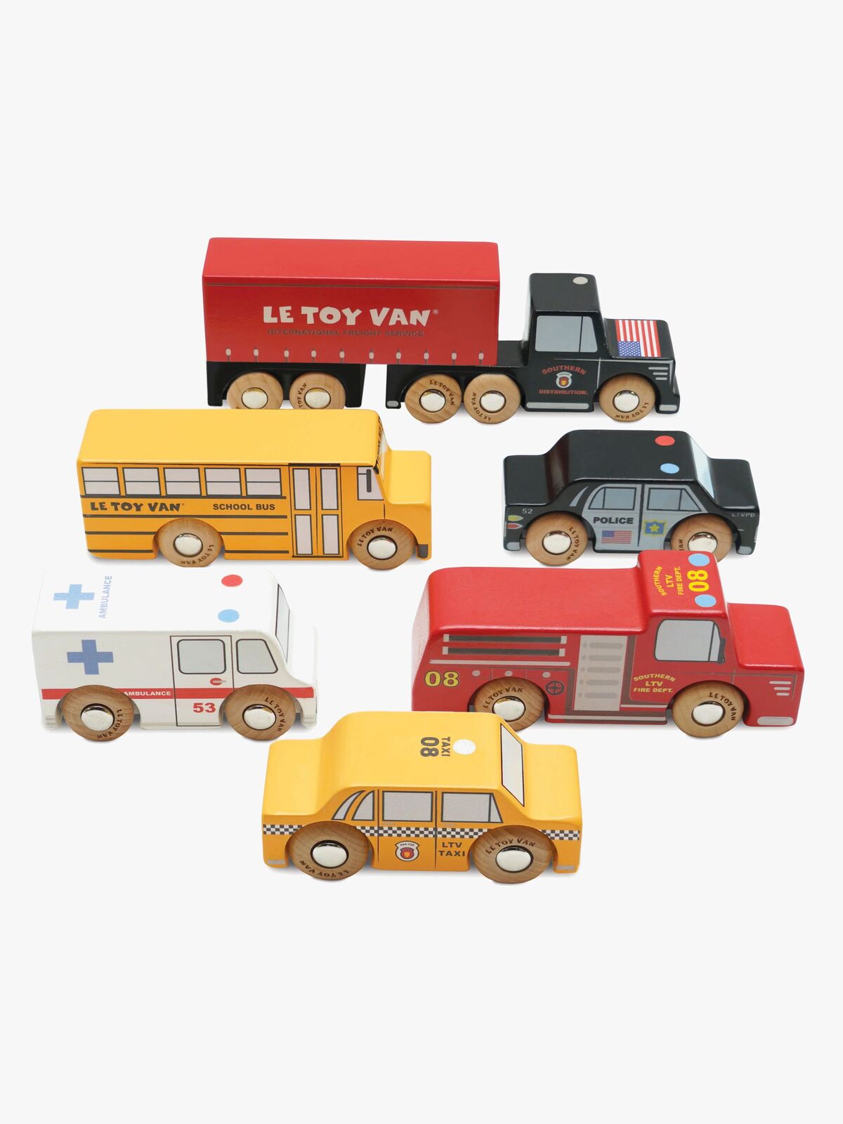 Le Toy Van New York Bilsæt 6 Stk.