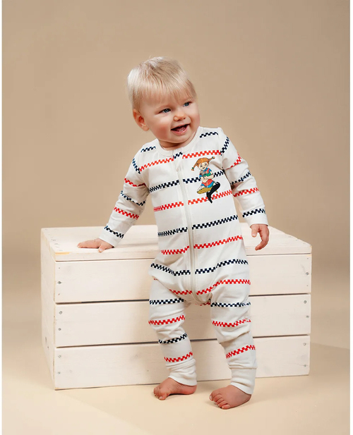 Pippi Langstrømpe Ternet Pyjamas, Kitt