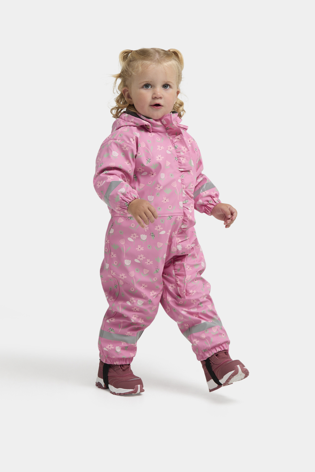 Petite Chérie Atelier Ally Foret Regndragt, Flowers Satchet Pink