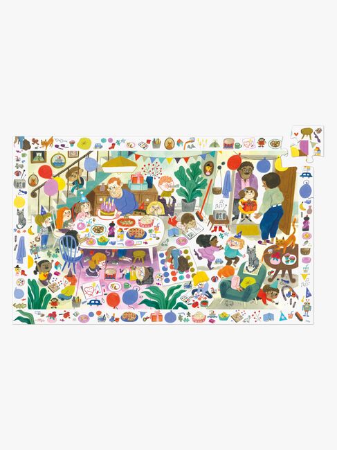 Djeco Observationspuslespil Fødselsdagsfest 54 Brikker