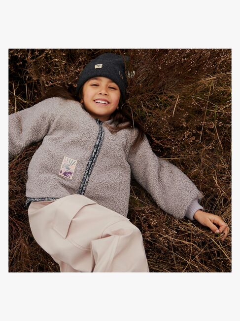 Wheat Lake  Vendbar Termojakke, Black Sea Flowers