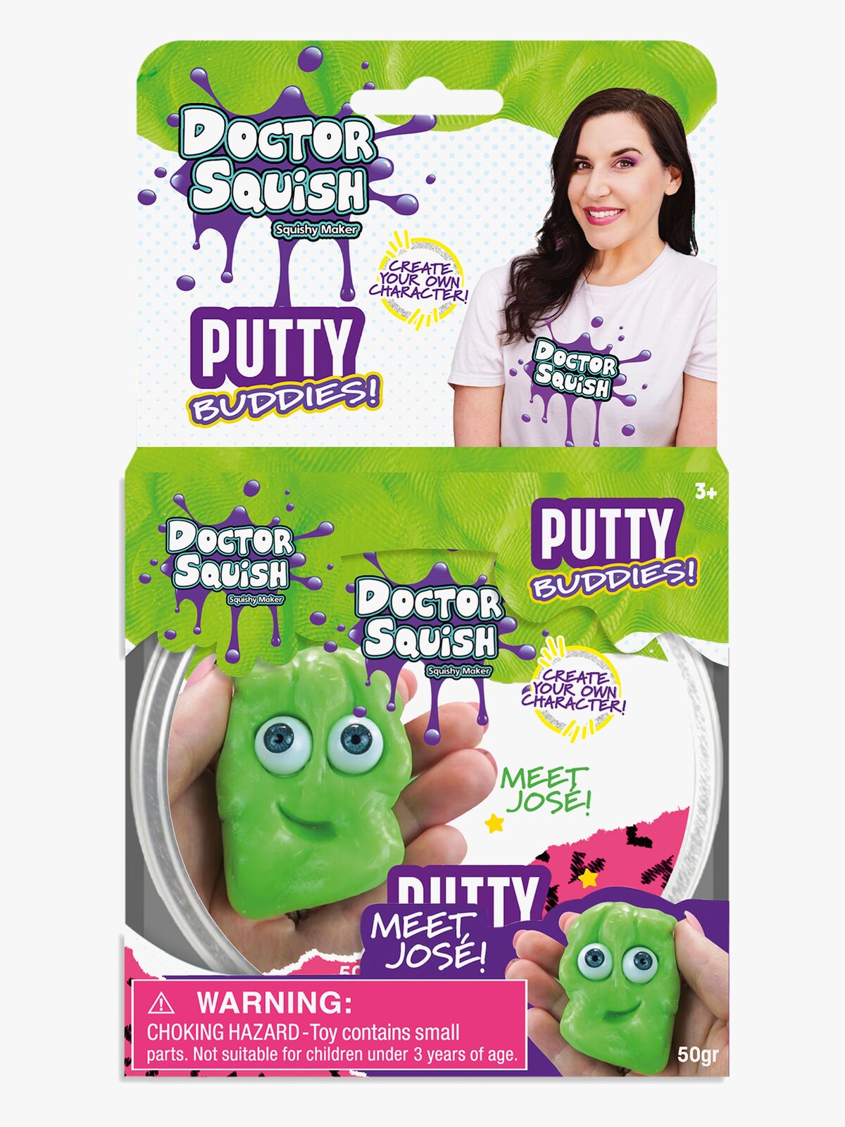 Doctor Squish Putty Buddies Strukturmasse José 50g