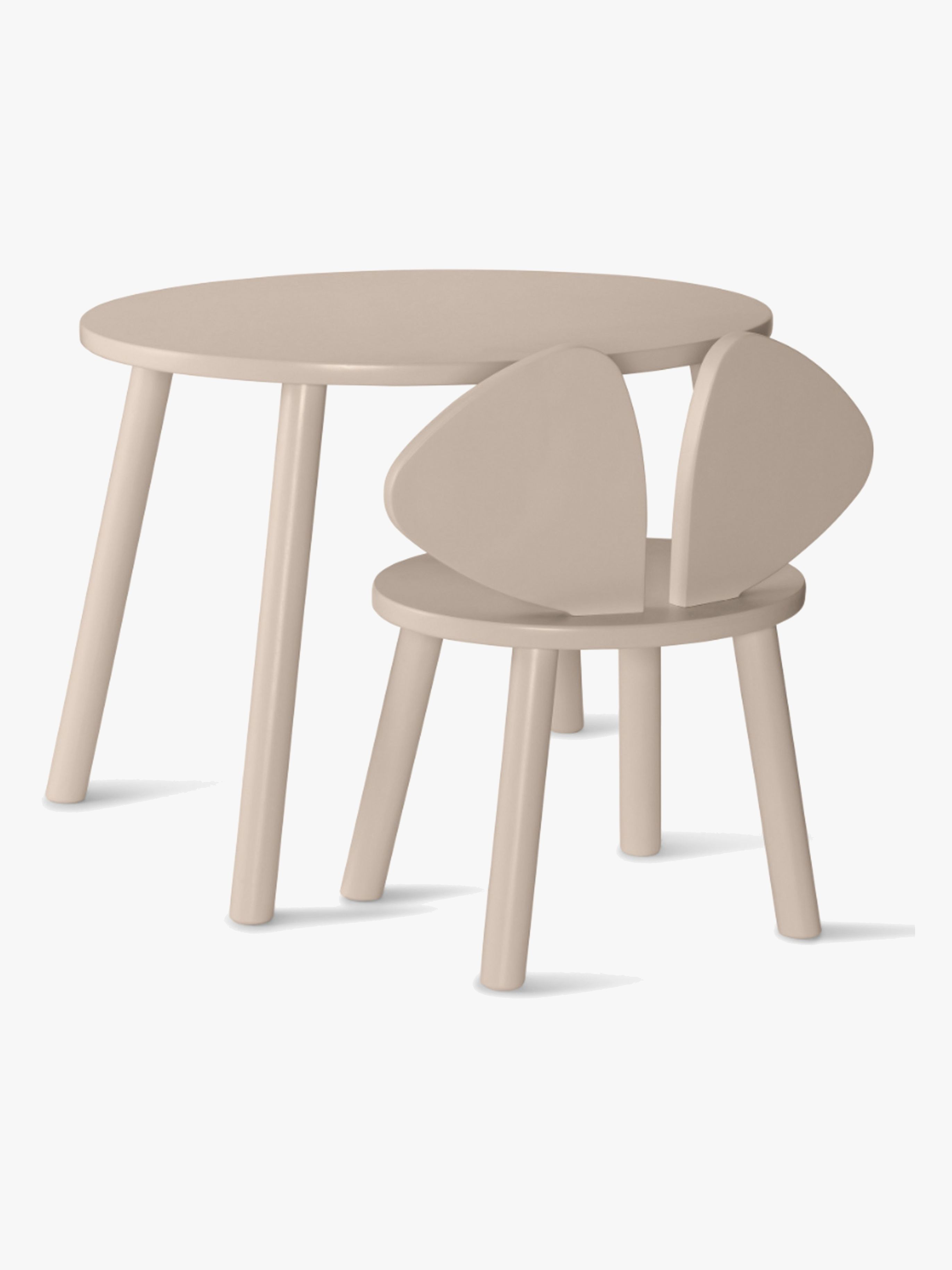 Nofred Mus Skrivebord og Stol, Beige, Børnemøbler, Indretning børneværelse