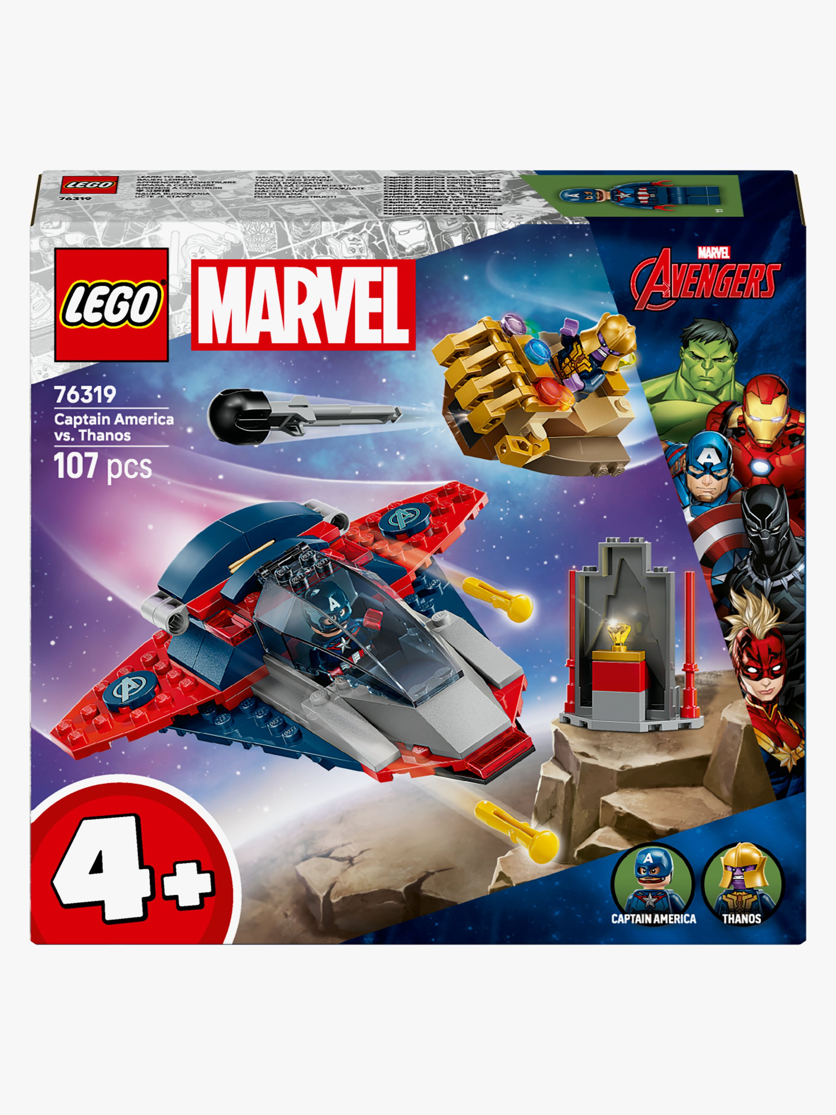 LEGO Super Heroes 76319 Captain America mod Thanos