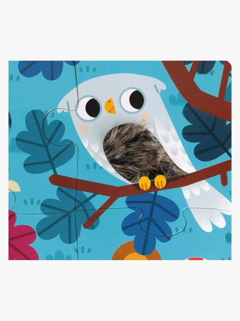 Janod Tactile Puslespil Skovdyr 20 Dele