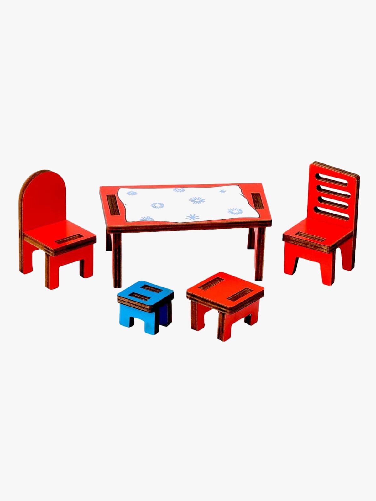 Pippi Langstrømpe Møbelsæt Bord & Stole