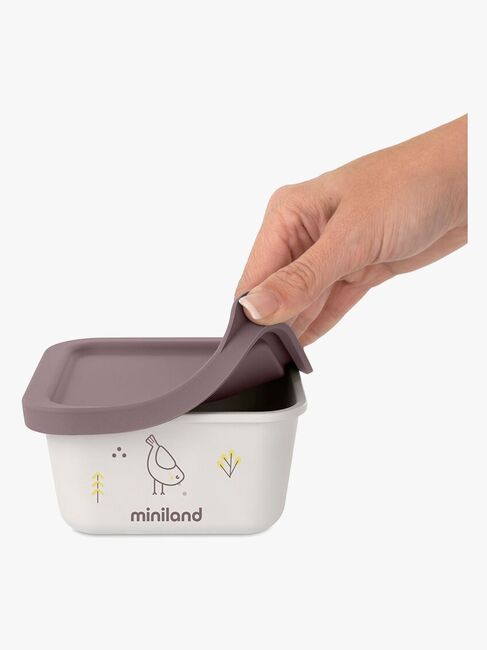 Miniland Naturligt Sæt Madkasse 2-pak, Chick