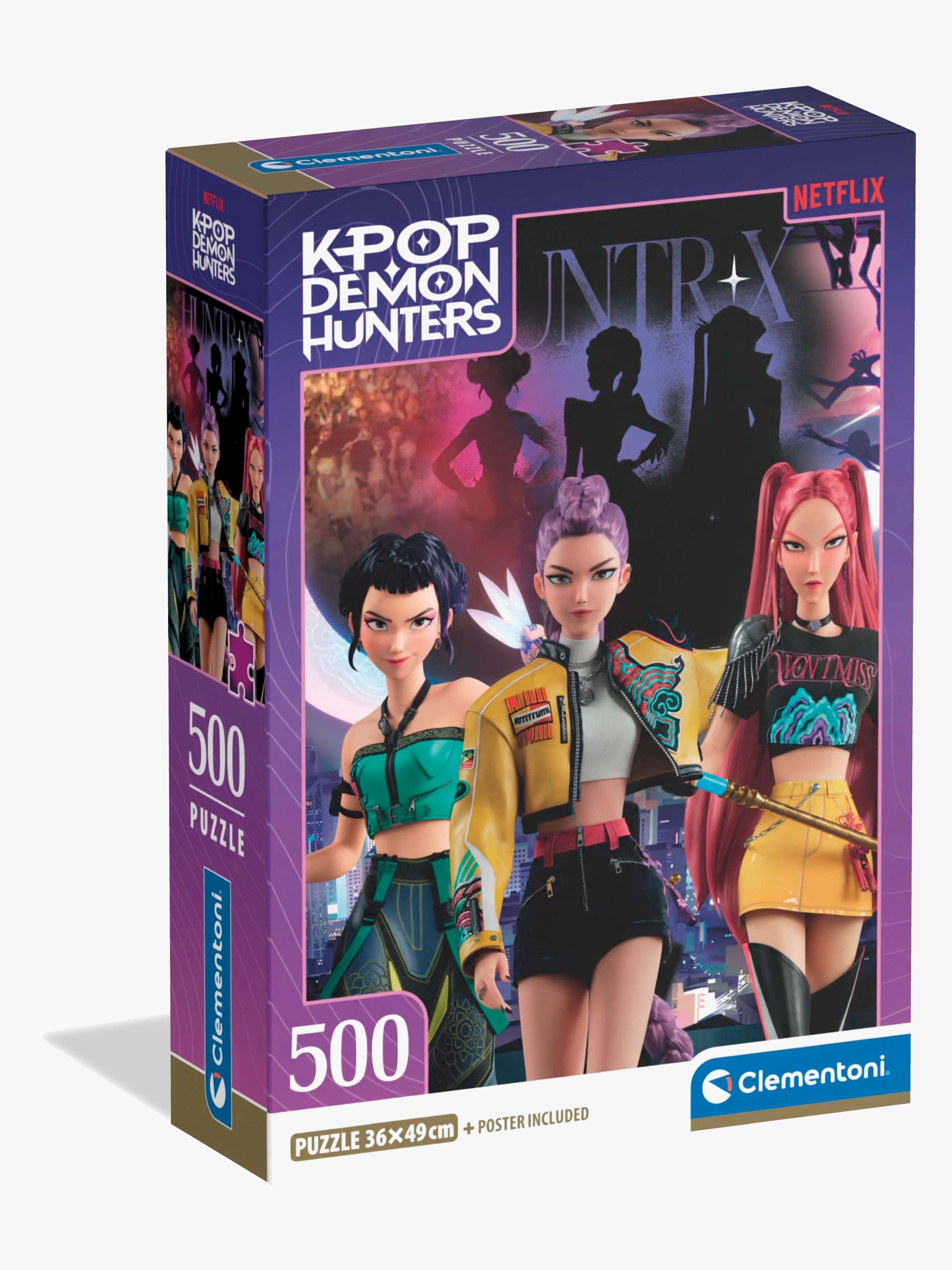 Clementoni K-Pop Demon Hunters Puslespil 500 Brikker