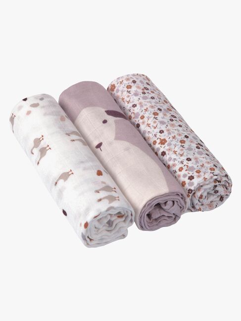 Lässig Heavenly Swaddle Tæpper 80x80, MultiFlowers