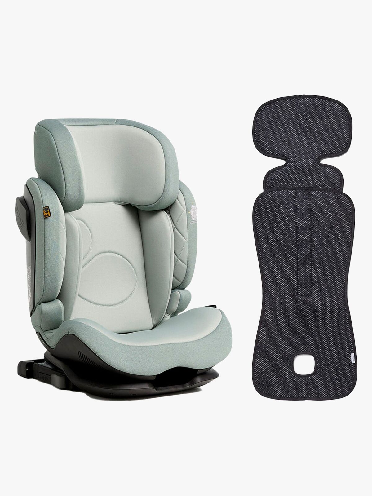 Beemoo Recline i-Size Autostol inkl. Petite Chérie Ventilerende Hynde, Teal/Antracit