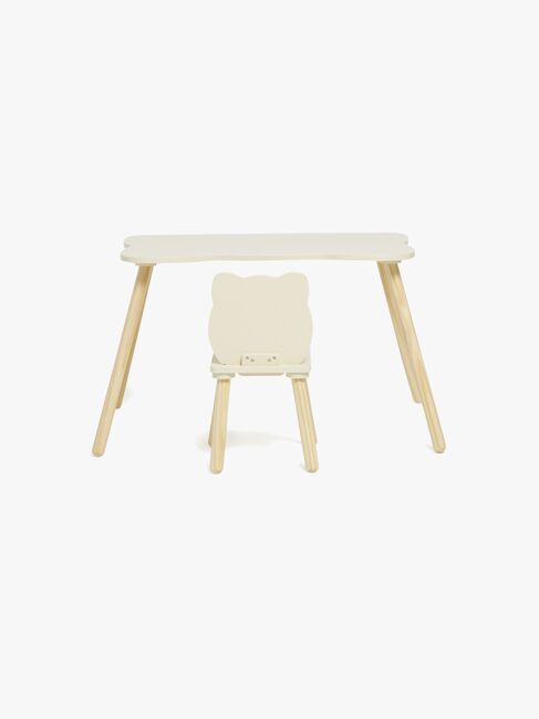 Alice & Fox Skrivebord med Stol Kat, Lysegul