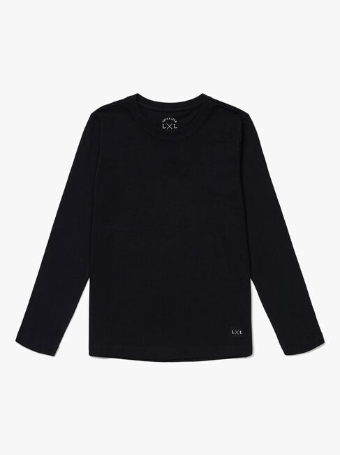 Luca & Lola Abel Langærmet T-Shirt 2-pak, Black/Stripes