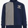 Hummel Stripy Full-Zip Trøje, Black Iris