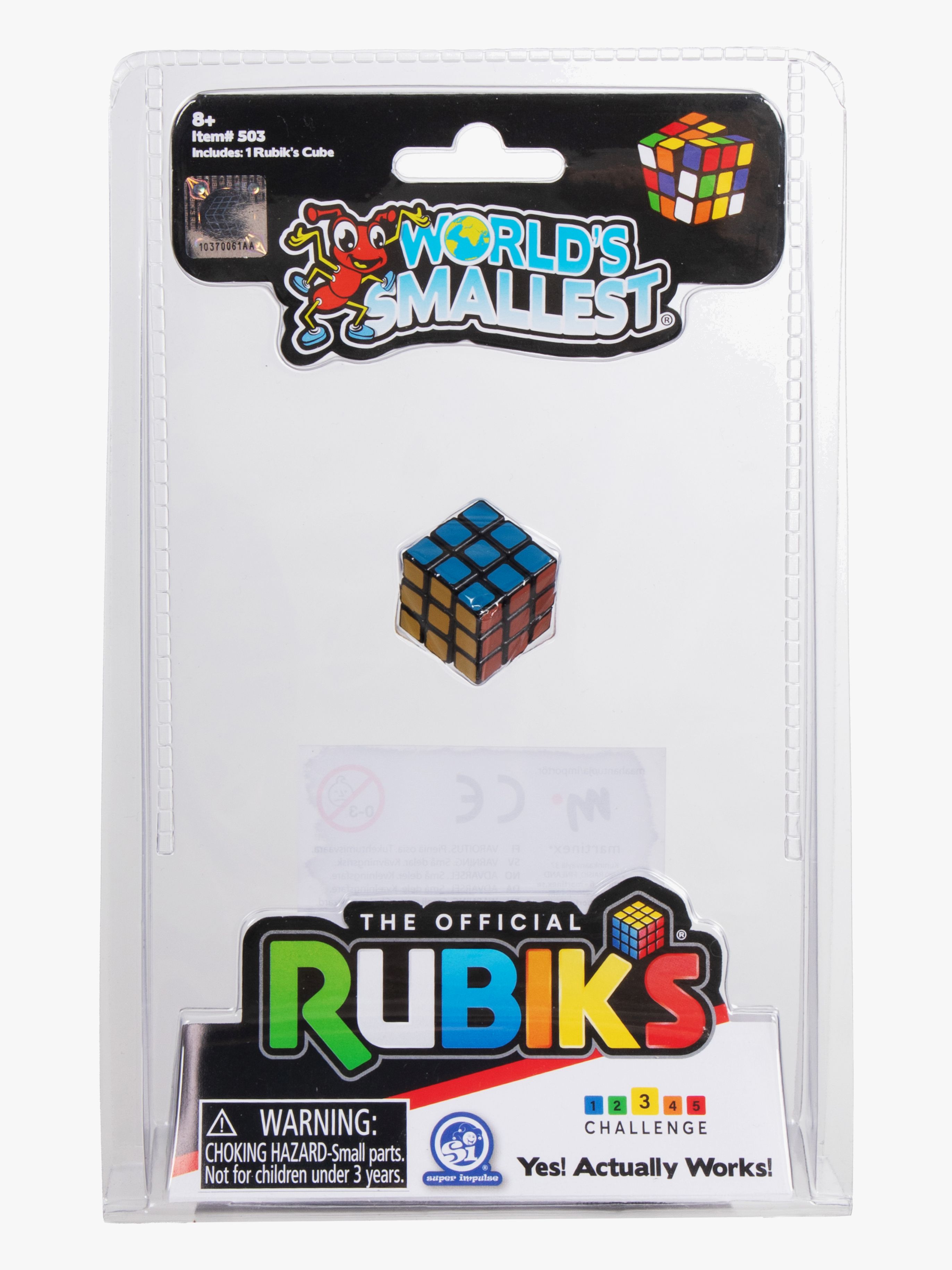 WorldsSmallest Rubiks-terning