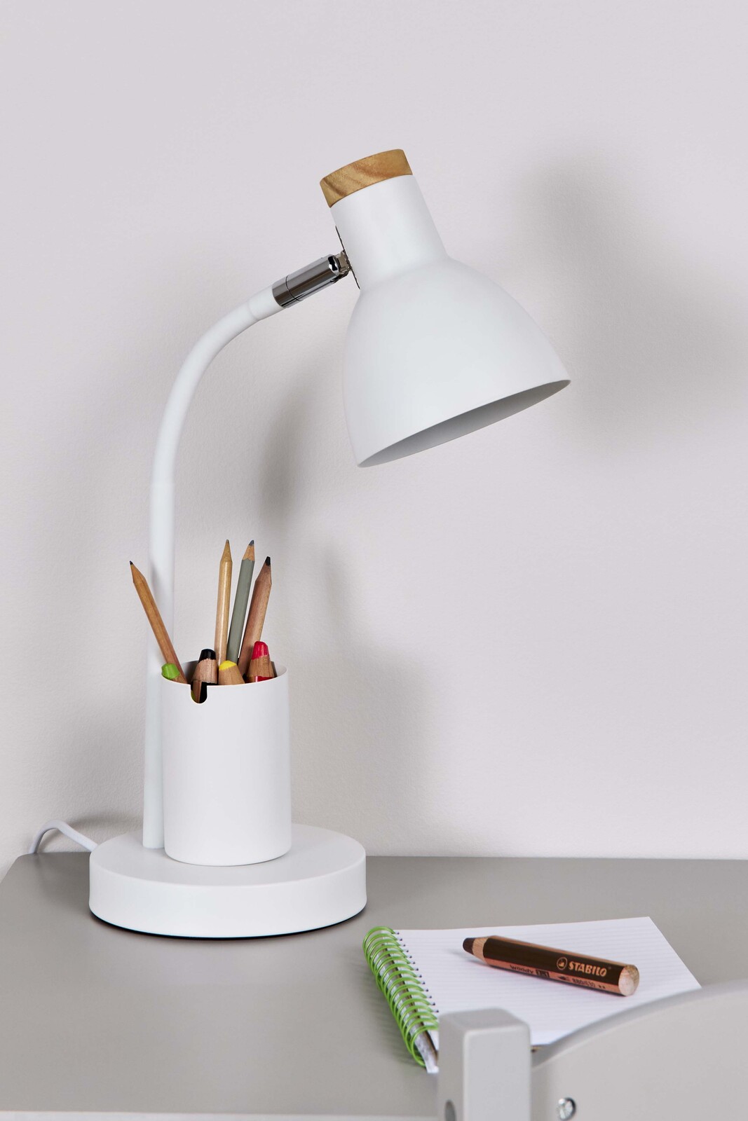 JLY Martin Skrivebordslampe, Hvid