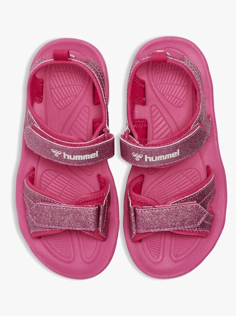 Hummel Glitter Jr Sandaler, Pink Flambé