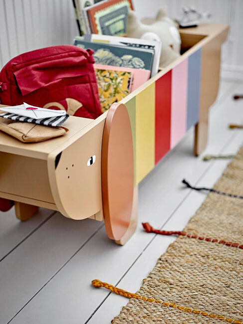 Bloomingville Charlie Bogreol, Brun