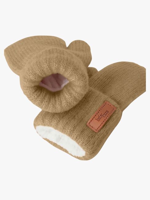 BabyMocs  Strikkede Vanter, Caramel