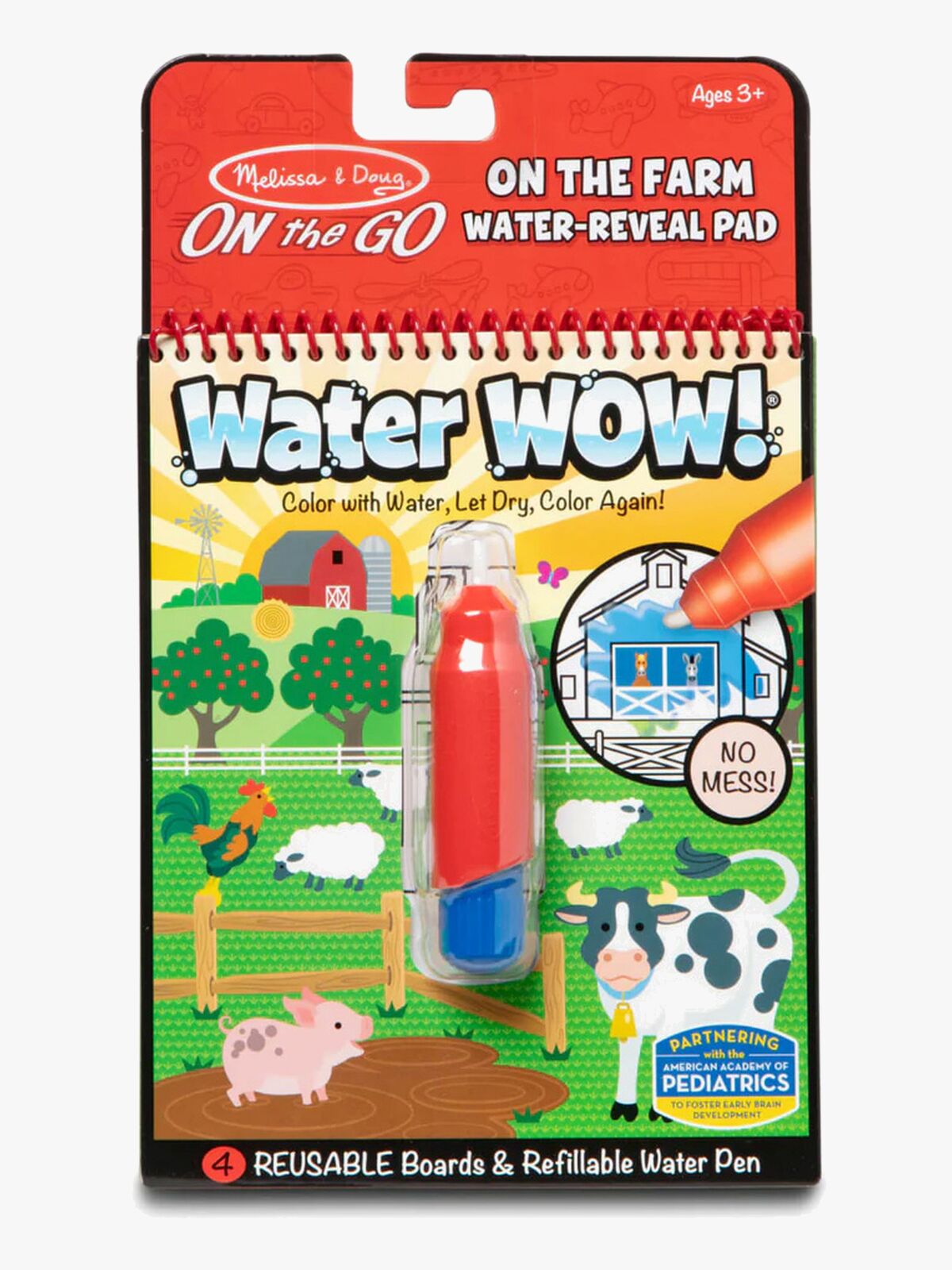 Melissa & Doug Water Wow! Malebog Bondegård