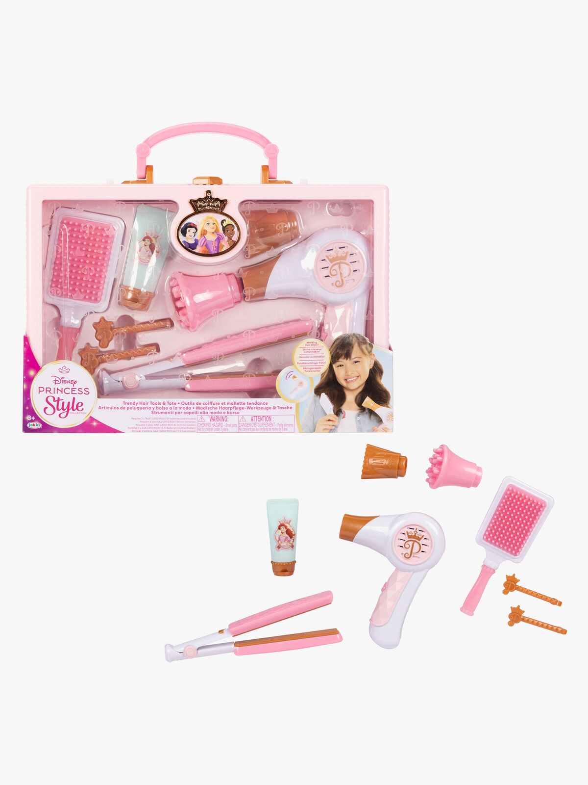 Disney Princess Style Collection Hårtilbehør med Taske