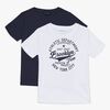 Luca & Lola Paulo T-Shirt 2-pak, White/Navy
