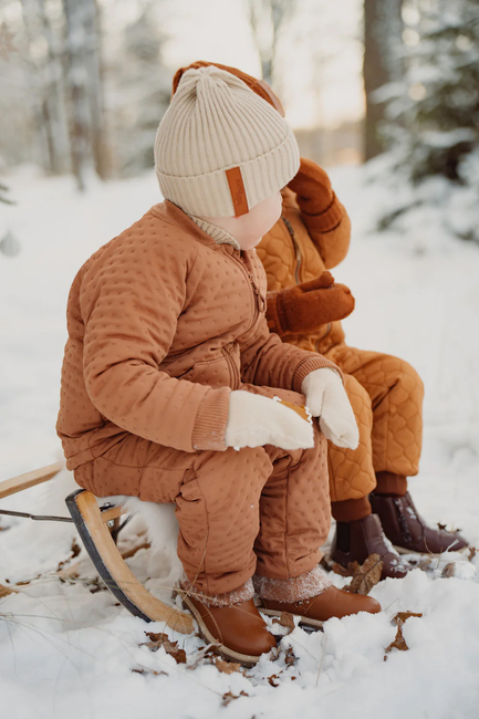 BabyMocs  Strikkede Vanter, Beige