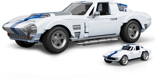 Mattel Brick Shop Hot Wheels Elite Series Brick Shop Hot Wheels Byggesæt Corvette Grand Sport 918 Dele