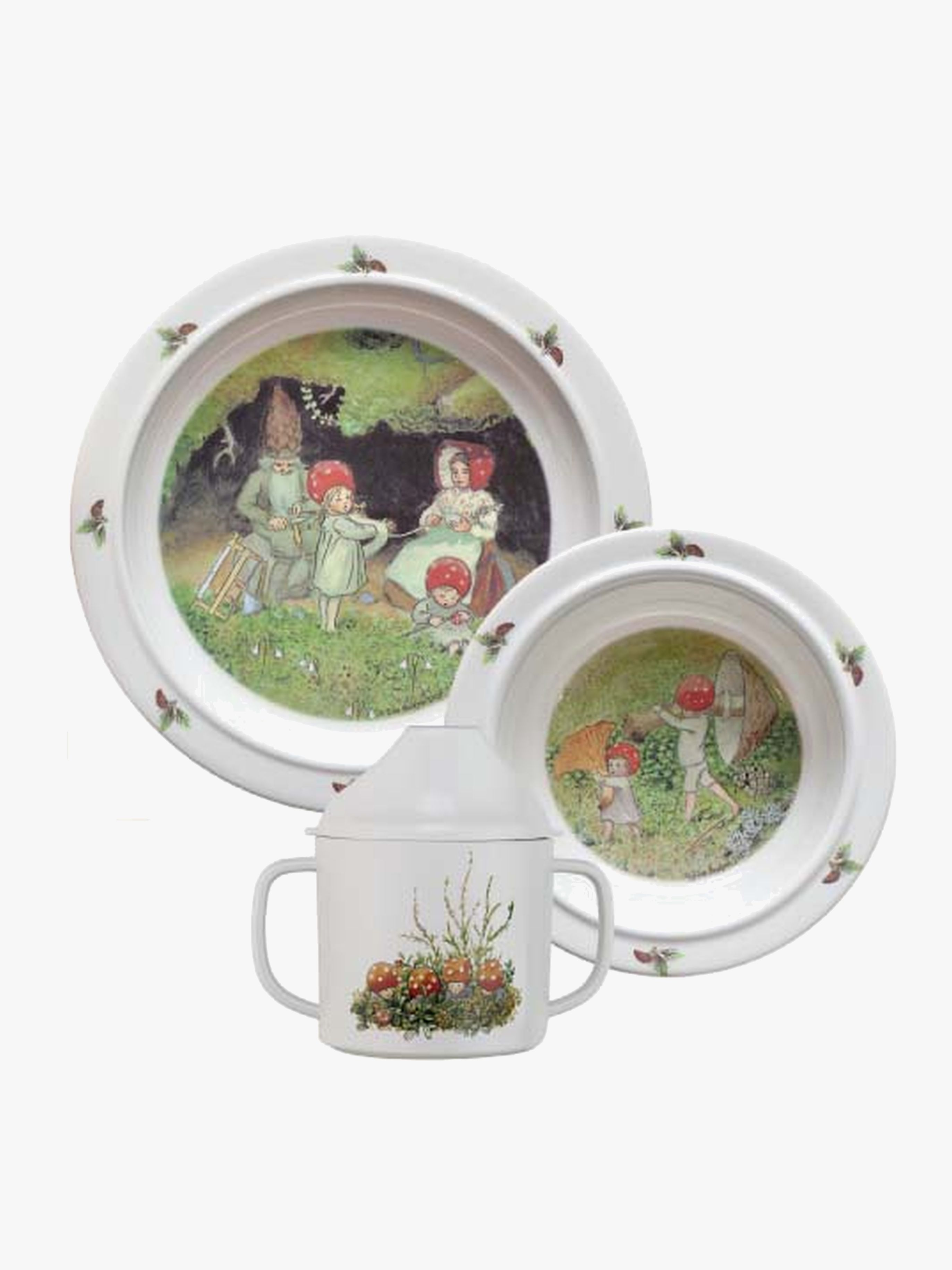 Elsa Beskow Tomtebobarnen Børneservice 3 Dele