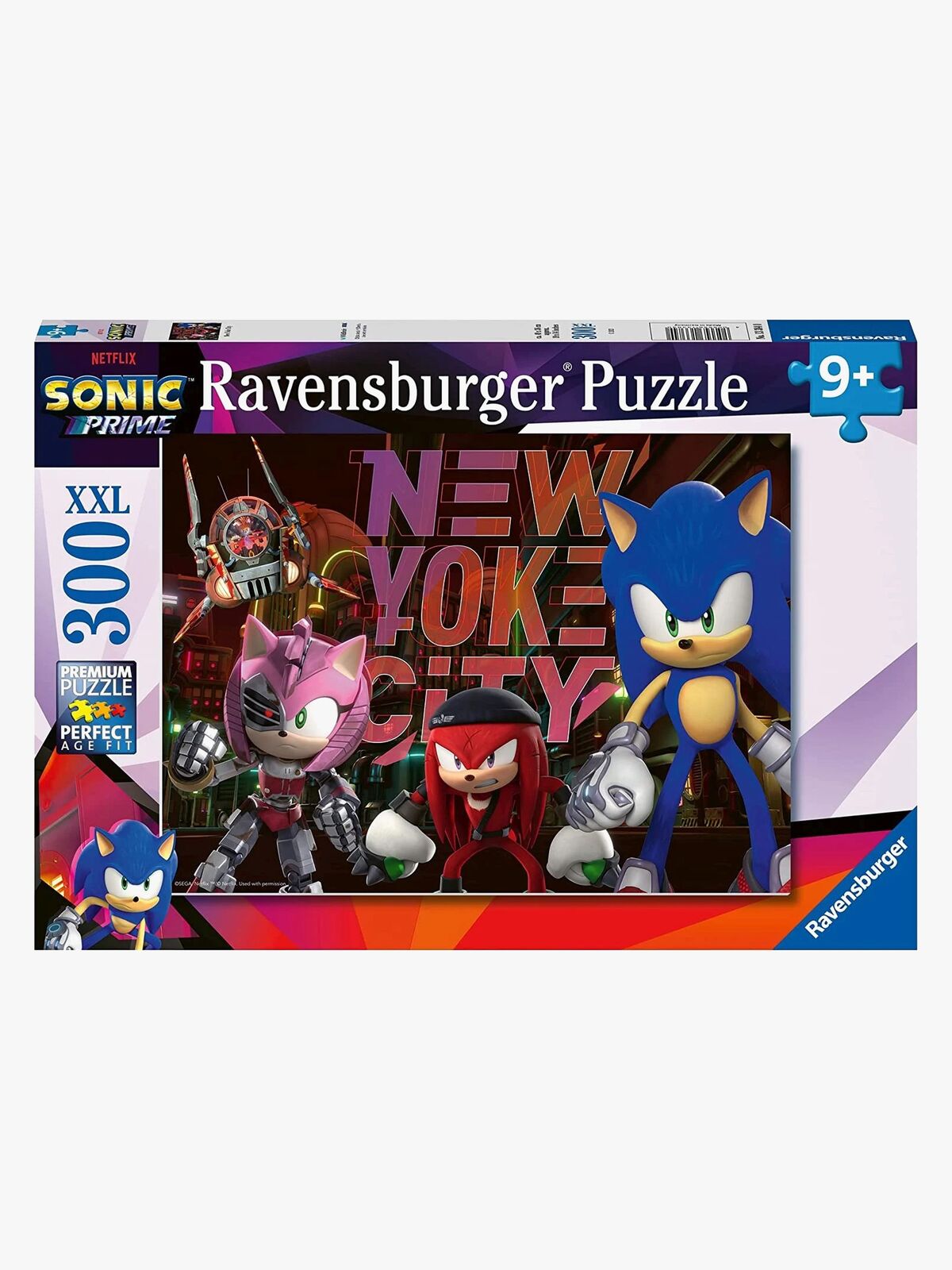 Ravensburger Sonic Prime Puslespil 300 Brikker