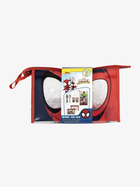 Spidey And His Amazing Friends Toilettaske med Håndklæde & Hårbørste