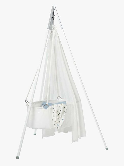 Leander Classic™ Vugge m. Madras, Hvid