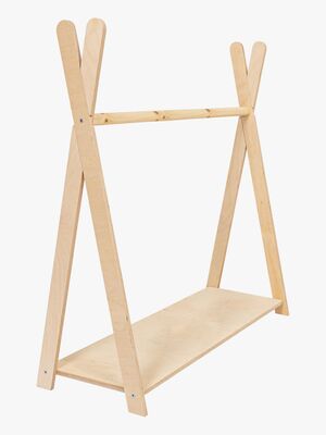 Meowbaby Tipi Tøjstativ L, Natur