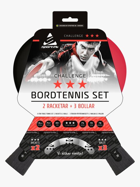 SportMe Bordtennis Sæt 3-stjernet Challenge