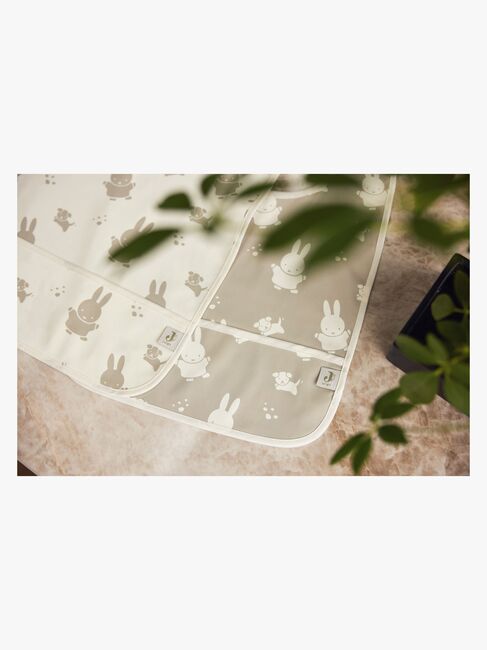 Jollein Miffy&Snuffy Hagesmæk 2-pak, Olive Green